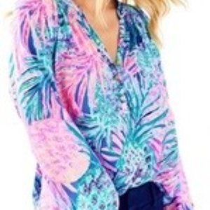 Lilly Pulitzer Elsa Silk Top